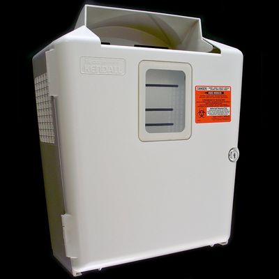 Tyco Kendall In-Room Wall Mount Medical Sharps Disposal Waste System
