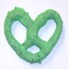 Scott's Cakes White Chocolate Covered Pretzels with Green and Lite Green Sugar in a 1 Pound Plastic Deli Container view 1