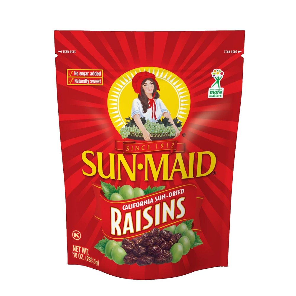 Sun-Maid Natural California Raisins, All Natural, No Added Sugars, 10 oz