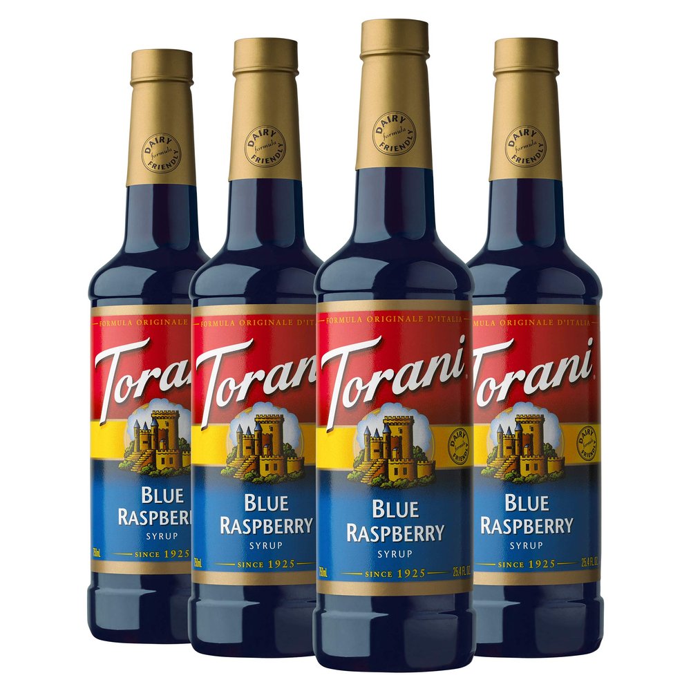 Torani Syrup, Blue Raspberry, 25.4 Ounces (Pack of 4)