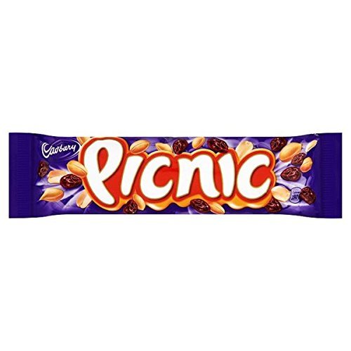 British candy Chocolate Picnic Bars 36 x 48g (Bulk Buy)