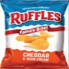 Ruffles Potato Chips, Cheddar Sour Cream, 36 Ounce (Pack of 4) view 1