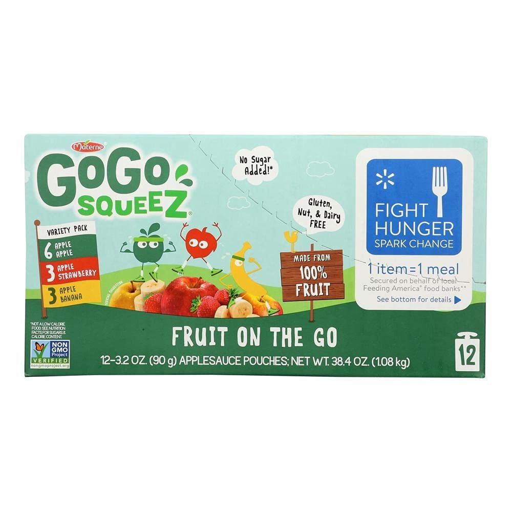 Gogo Squeez Apple Sauce 3.2 Oz - (Pack of 6)