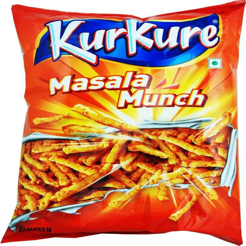 Kurkure Masala Munch, 95 grams (3.35 oz) - Vegetarian - India - snacks namkeen