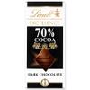 Lindt EXCELLENCE 70% Cocoa Dark Chocolate Candy Bar, Dark Chocolate, 3.5 oz. Bar view 1