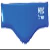 ColPaC_ Blue Vinyl Cold Pack - neck contour, 23 inch long, case of 12 view 1