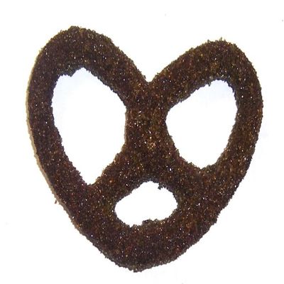 Scott's Cakes Dark Chocolate Covered Pretzels with Brown Sugar in a 1 Pound Clear Cello Bag