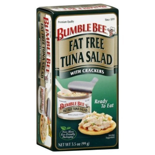 Bumble Bee, Fat Free Tuna Salad with Crackers Snacks , 3.5oz Box ( Pack of 5)