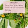 Urban Moonshine Throat Spray | Organic Herbal First Aid Supplement with Sage, Spilanthes and Raw Honey | Fast-Acting | Soothes, Coats & Moistens | 1 FL OZ (Pack of 1) view 2