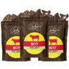 Jerky.com All Natural Hot Beef Jerky - No Added Preservatives, No MSG or Nitrates - Perfect Balance of Heat and Spice, 100% Lean Beef (2.5 Ounce, Pack of 3) view 1