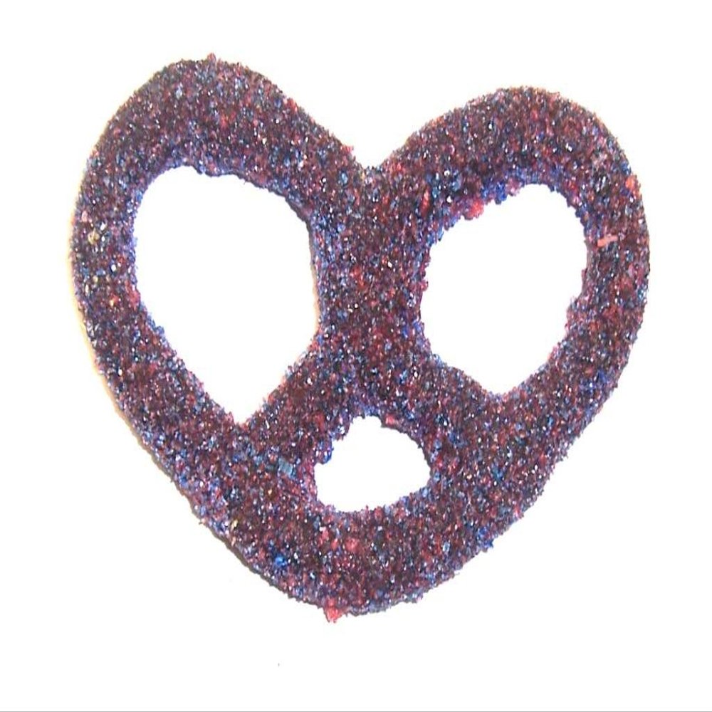 Scott's Cakes Dark Chocolate Covered Pretzels with 4th of July Red and Blue Sugar in a 1 Pound White Bakery Box