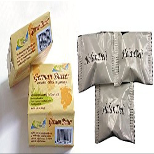 (pack of 2) Allgau Grass Fed German Butter Unsalted. Includes Our Exclusive HolanDeli Chocolate Mints.