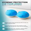 SPORTS WORLD VISION 3PCS Blue Bear Range Contact Lens Cases | Cute Animal Lens Holder Case | Lightweight, Portable & Distinctive Design |Contact Lens Travel case, Storage/Soaking Lens Solution Box view 3