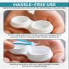 SPORTS WORLD VISION 3PCS Blue Bear Range Contact Lens Cases | Cute Animal Lens Holder Case | Lightweight, Portable & Distinctive Design |Contact Lens Travel case, Storage/Soaking Lens Solution Box view 4