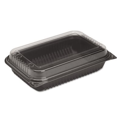 Dart 919017-PM94 Hinged Carryout Container with Black Base - 100 / CS