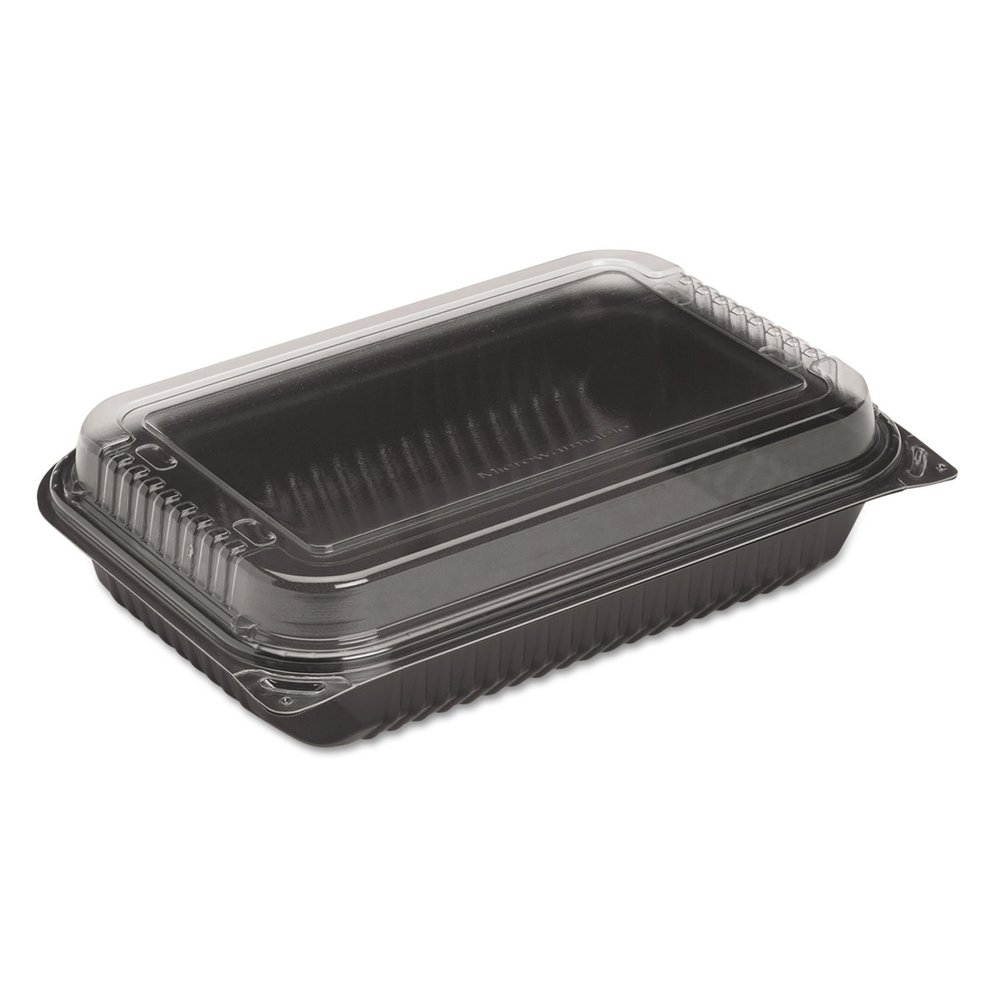 Dart 919017-PM94 Hinged Carryout Container with Black Base - 100 / CS