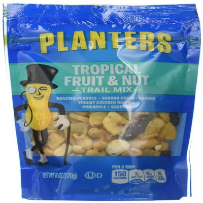 Planters Tropical Fruit & Nuts Trail Mix, 6 Ounce (Pack of 12), Assorted