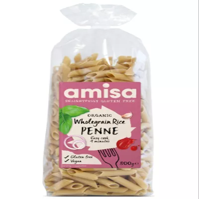 Amisa Org GF Wholegrain Rice Penne 500 g x 1