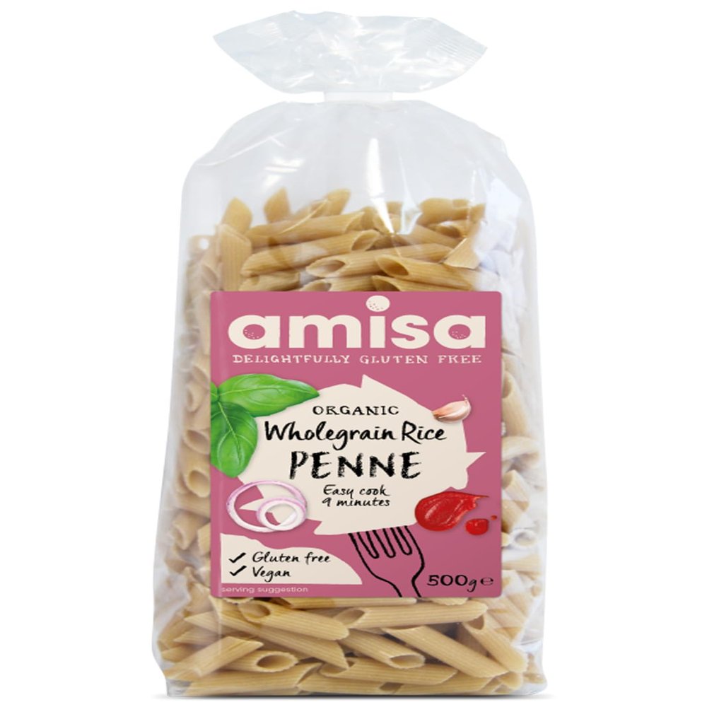 Amisa Org GF Wholegrain Rice Penne 500 g x 1