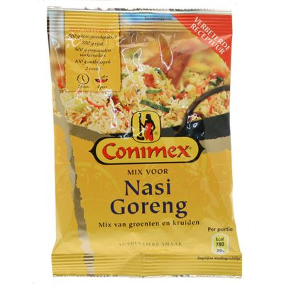 Conimex Mix voor Nasi Goreng, Spices Mix for Indonesian Fried Rice, 39g