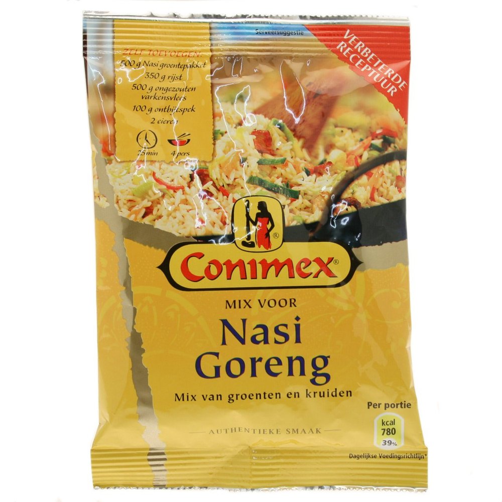 Conimex Mix voor Nasi Goreng, Spices Mix for Indonesian Fried Rice, 39g