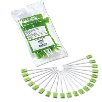60711700 Oral Swabstick Toothette Plus Foam Tip Untreated