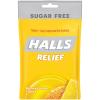 HALLS Relief Sugar Free Honey-Lemon Flavor Cough Drops, 1 Bag (25 Total Drops) view 2