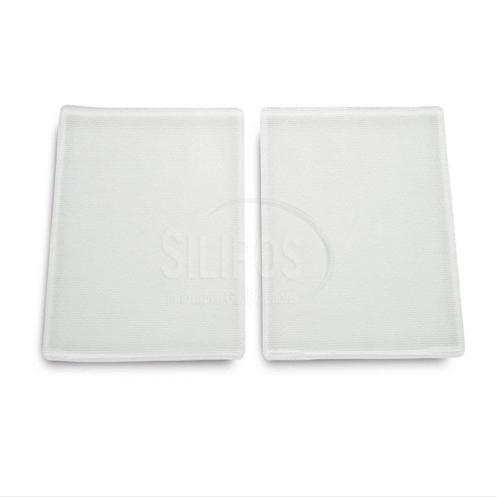 Silipos 15505 Pressure Sensitive Gel Square [Pack of 2] - 4 x 4 in. Silicone Free, Hypoallergenic Adhesive Cushion Strip. Foot Health