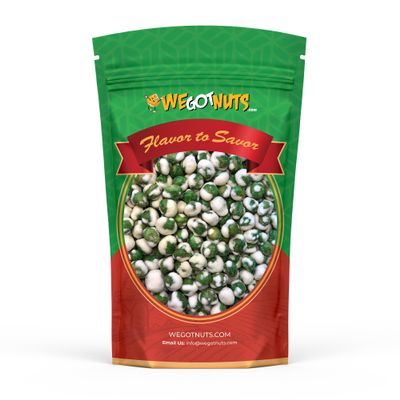 Green Wasabi Peas | 4 Pound Resealable Bag of Hot Wasabi Peas |Healthy and Fresh Pea Snacks | Kosher Friendly | Delicious Gourmet Dried Wasabi Green Peas| We Got Nuts.