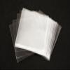 CalCastle Craft 100 Count Rectangular Clear Soft Cellophane Bags with Open Tops 3x3 view 1
