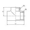 Tabuchi Plated Cheese (3/4X1/2) 20X13 20X13M-T20X13 view 2