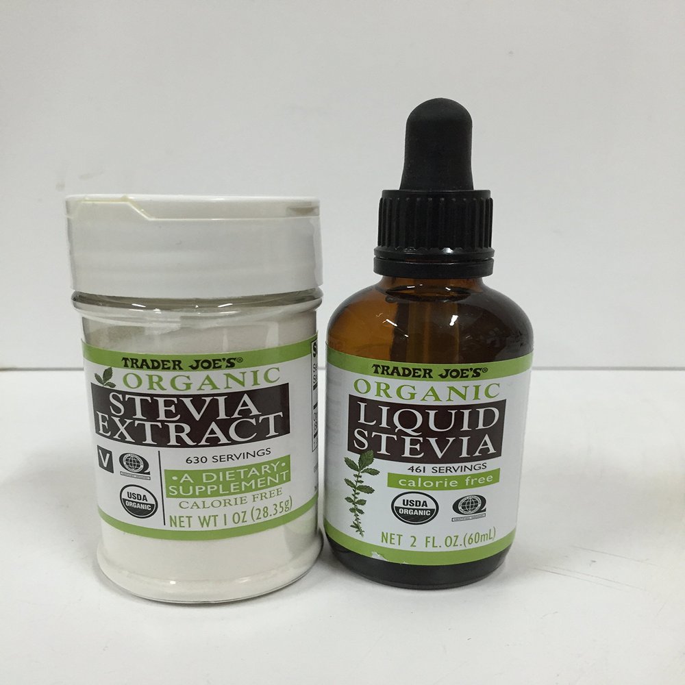 Trader Joe's Organic Stevia Extract & Organic Liquid Stevia