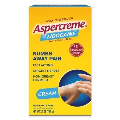 Aspercreme with Lidocaine Maximum Strength Pain Relief Creme, 2.7 oz.