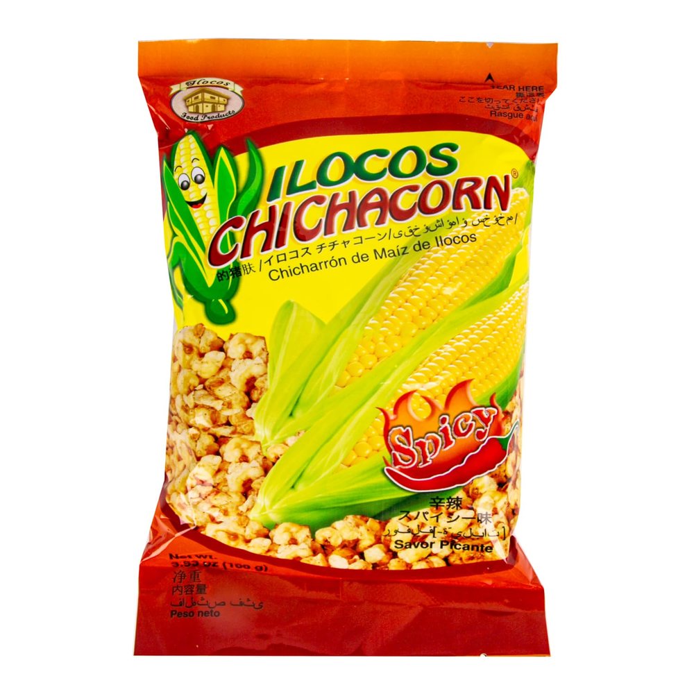 Ilocos Chichacorn Cornick Spicy Pack of TWO 3.53 Oz