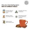 Pride of India  Chai Masala Mulling Spice Mix  Gourmet Mix for Teas & Coffee  Caffeine Free  Authentic Mulling Spice Blend  Vegan & Gluten-Free - 7oz. Medium Dual Sifter Jar view 4