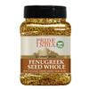 Pride of India  Fenugreek Seed Whole  Whole & Gourmet Indian Spice  Ideal Seasoning for Cooking  Free of Preservatives  Easy to Use  12 oz. Medium Dual Sifter Jar view 1