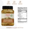 Pride of India  Fenugreek Seed Whole  Whole & Gourmet Indian Spice  Ideal Seasoning for Cooking  Free of Preservatives  Easy to Use  12 oz. Medium Dual Sifter Jar view 2