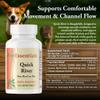 Kan Herbs Company Quick River  Traditional Herbal Blend to Support Comfortable Mobility, and Circulation, Helps Maintain Ease in Joints and Limbs, Herbal Supplement for Pets, 120 Tablets view 3