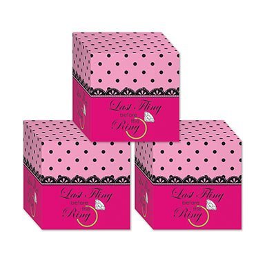 Beistle 54233 Bachelorette Favor Boxes44; Pack Of 12