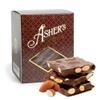 Asher's Chocolates, Milk Chocolate Almond Bark, Small Batches Sweet and Salty Candy with Almonds, Family Owned Since 1892 (1 Pound, Milk Chocolate) view 1