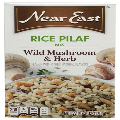 Near East RICE PILAF Mix WILD MUSHROOM & HERB 6.3oz (4 Pack) by Near East