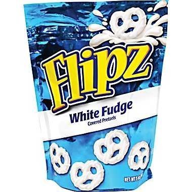 Flipz, White Fudge Pretzels, 5oz Bag (Pack of 4) by Flipz