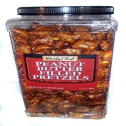 Daily Chef Peanut Butter Filled Pretzels 44oz by Daily Chef
