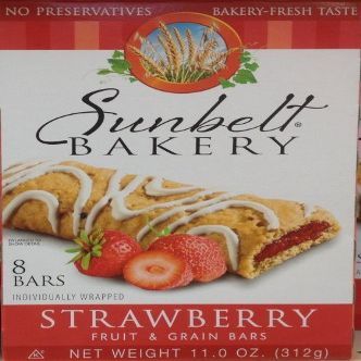 Sunbelt Bakery Blueberry Fruit & Grain Bars, 1.4 oz Bars, 8 Count