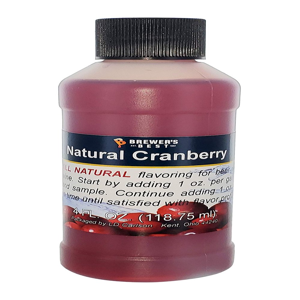 Brewer's Best Natural Beer and Wine Fruit Flavoring (Cranberry)