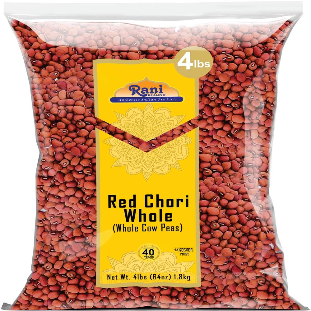 Rani Red Chori Whole (Adzuki Beans) 64oz (4lbs) 1.81kg Bulk ~ All Natural | Vegan | Gluten Friendly | NON-GMO | Kosher | India Origin