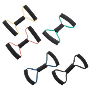 CanDo Tubing BowTie Exerciser - 3 piece set 14", 22", 30" HEAVY BLUE