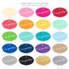 Andaz Press Circle Gift Tags, Whimsical Style, Congrats!, Aqua, 24-Pack view 3