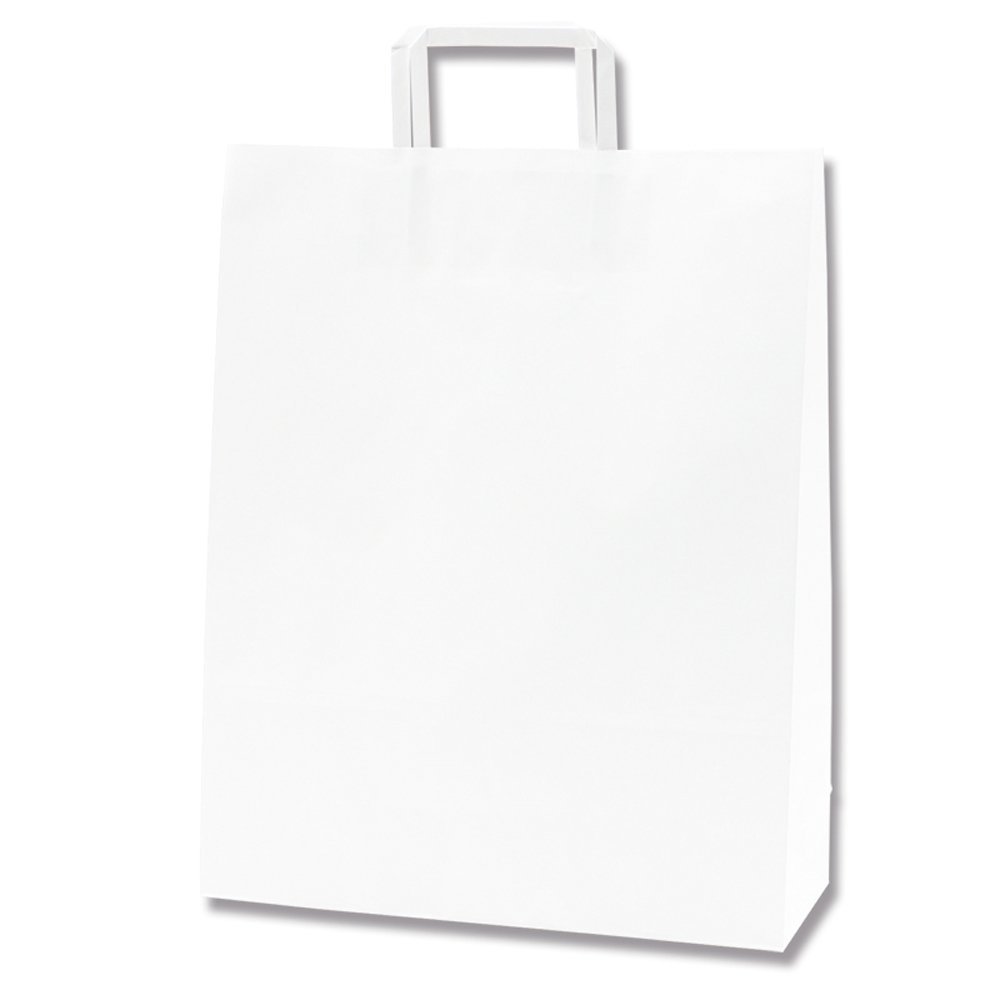 Shimojima Heiko H25CB Handbag, Paper Bag, Flat Handles, 2 Years, Silo, 12.6 x 4.5 x 15.7 inches (32 x 11.5 x 40 cm), 50 Sheets