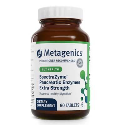 Metagenics SpectraZyme - HighPotency Pancreatic Enzyme Supplement* - Supports Digestion of Proteins, Fats & Carbohydrates* - NonGMO, GlutenFree - 90 Capsules